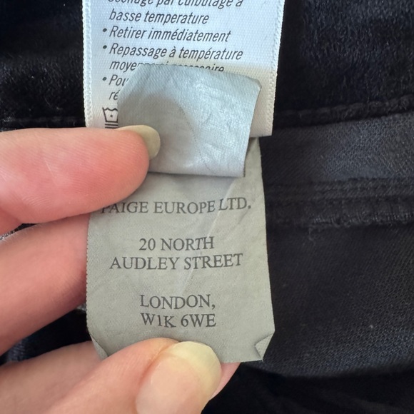 ⭐️Exceptional Velvet Paige Manhattan High Rise Bootcut Black Pants - 31 New - Picture 8 of 9